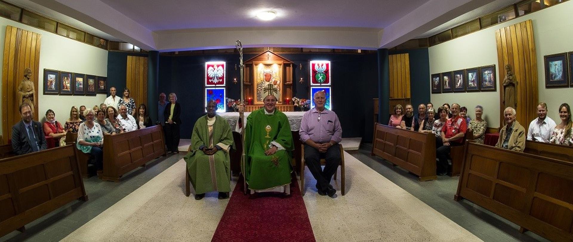 Unveiling of the commemorative stained glass windows in the cathedral in Oudtshoorn