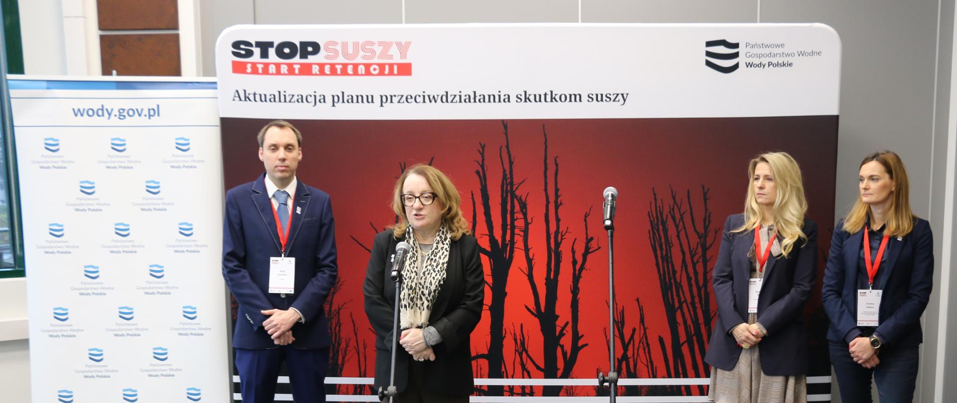 Konferencja inaugurująca aPPSS z udziałem Prezes Wód Polskich Joanny Kopczyńskiej