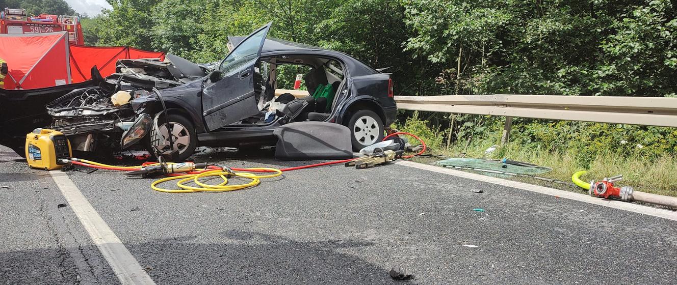 Tragiczny wypadek na terenie powiatu ząbkowickiego DK 8 Komenda