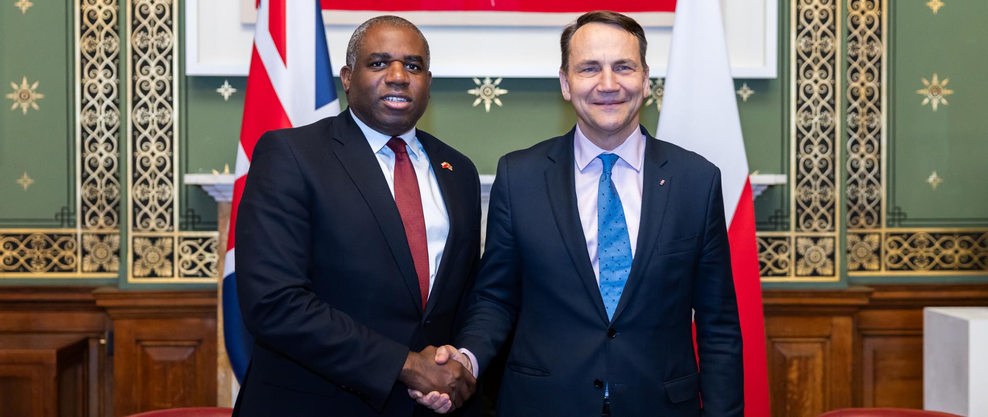 Minister Radoslaw Sikorski on a visit to London