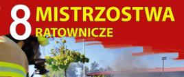 Plakat przedstawiający VIII mistrzostwa ratownicze