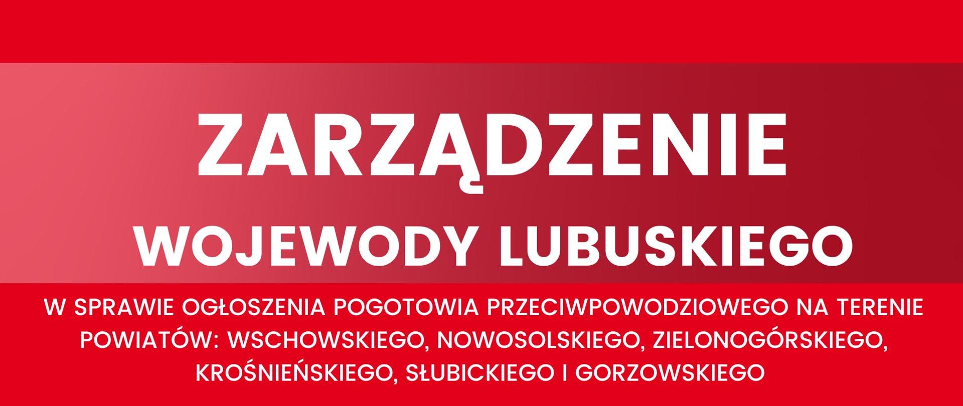 Ogłoszenie Pogotowia Przeciwpowodziowego