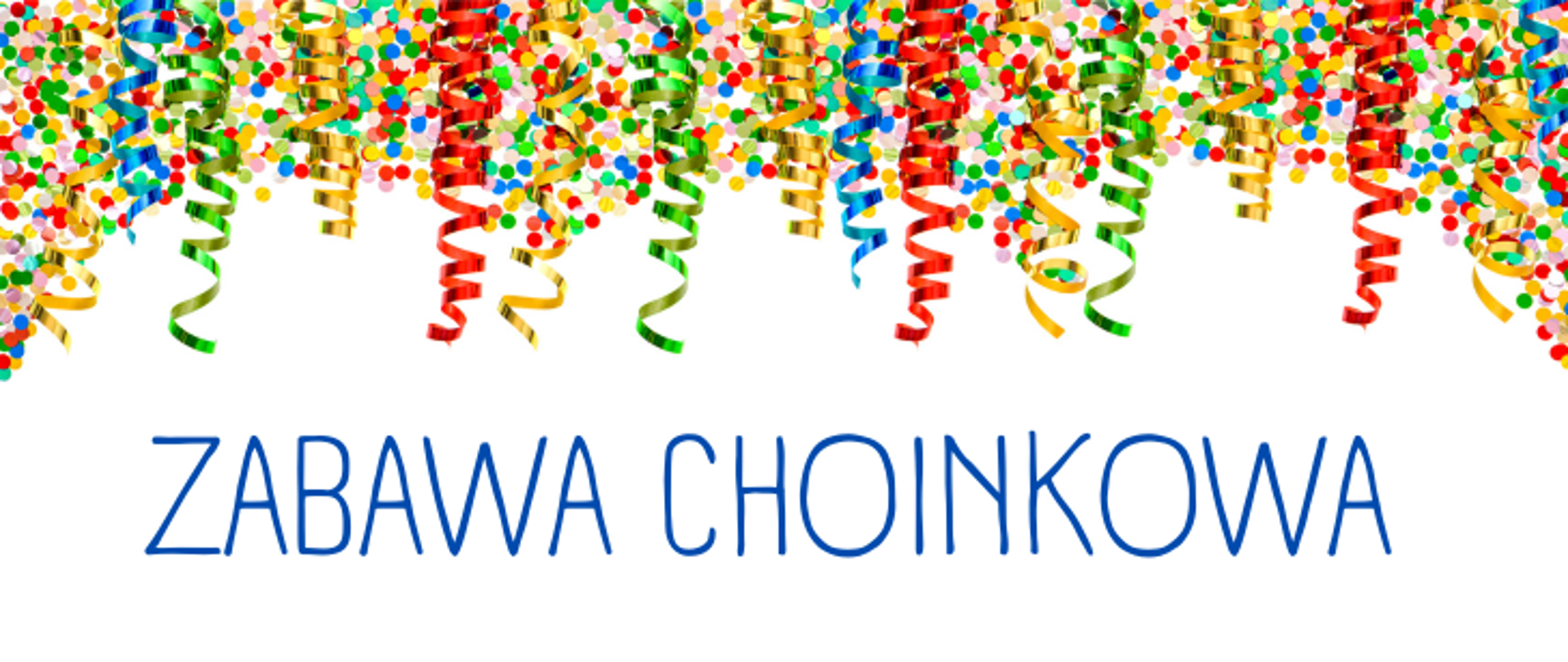 Baner zabawa choinkowa