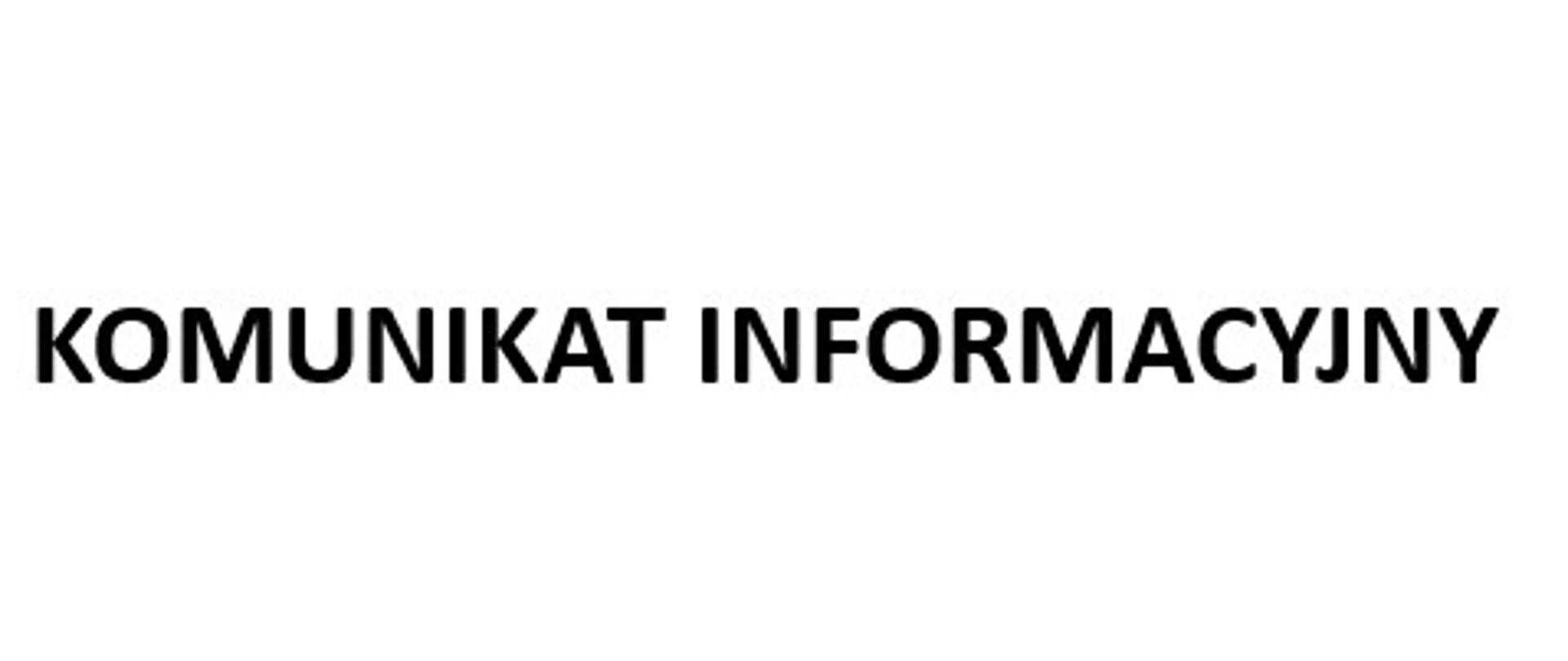 Komunikat Informacyjny st. bryg. Piotra Grzyba, Zastępcy Komendanta Wojewódzkiego PSP we Wrocławiu w związku z sytuacją meteorologiczną.