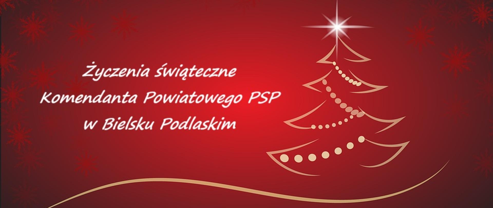 Życzenia KP PSP w Bielsku Podlaskim