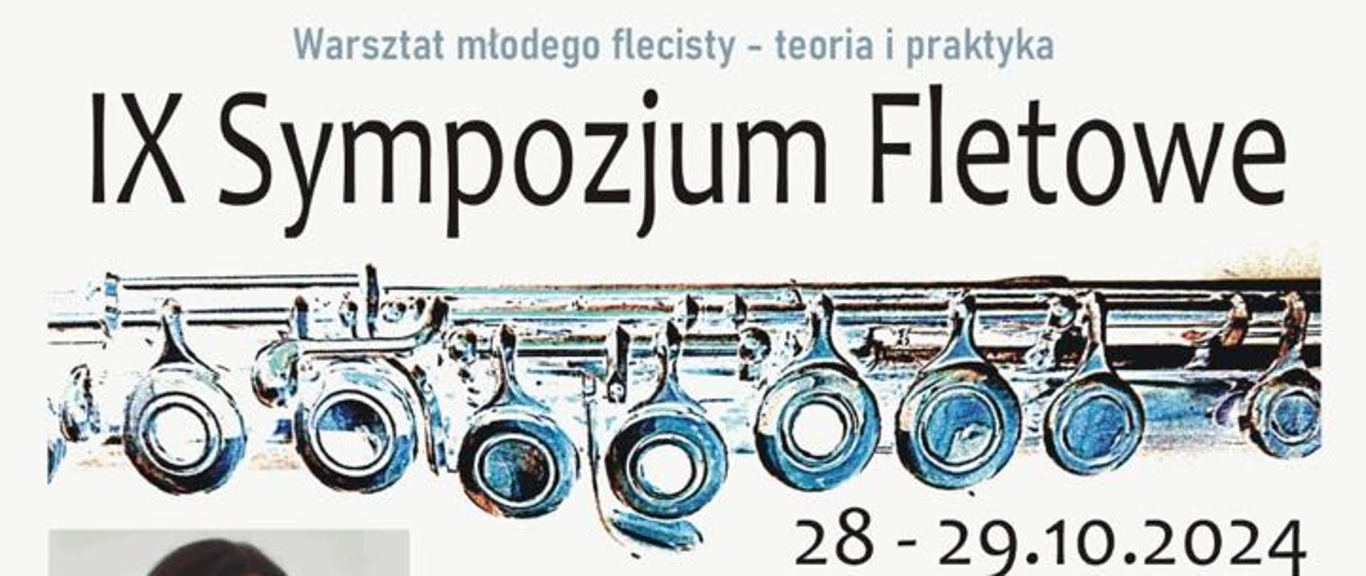 Plakat IX Sympozjum Fletowego