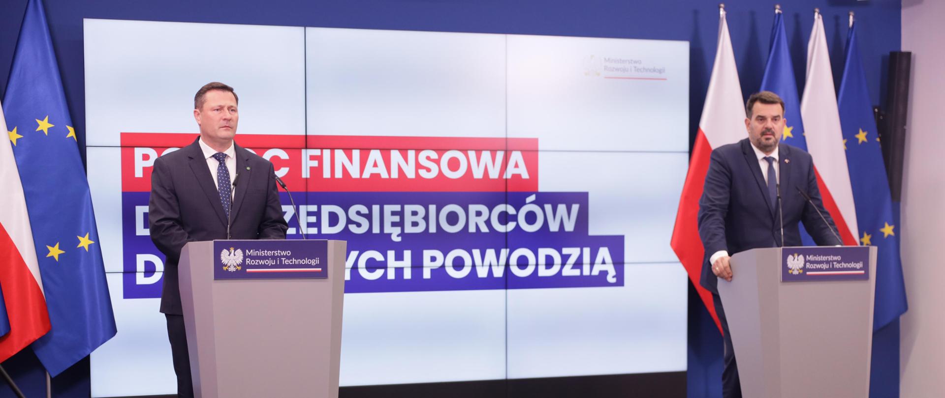 Konferencja dot. pomocy dla przedsiębiorców dotkniętych skutkami powodzi