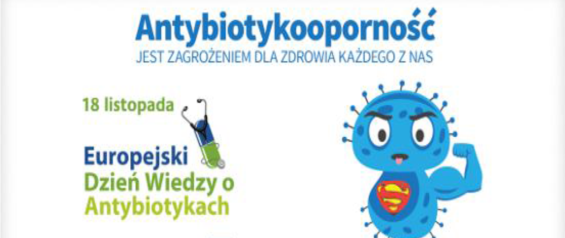 plakat Europejski dzień wiedzy o antybiotykach