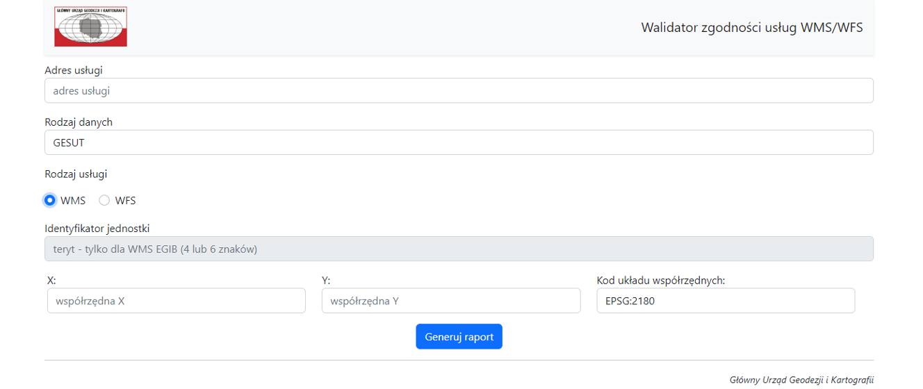 Kolejny Urzędowy Walidator Gesut I Bdot500 Główny Urząd Geodezji I Kartografii Portal Govpl 7366