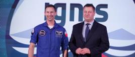 Konferencja prasowa z udziałem ministra Krzysztofa Paszyka i polskiego astronauty Sławosza Uznańskiego