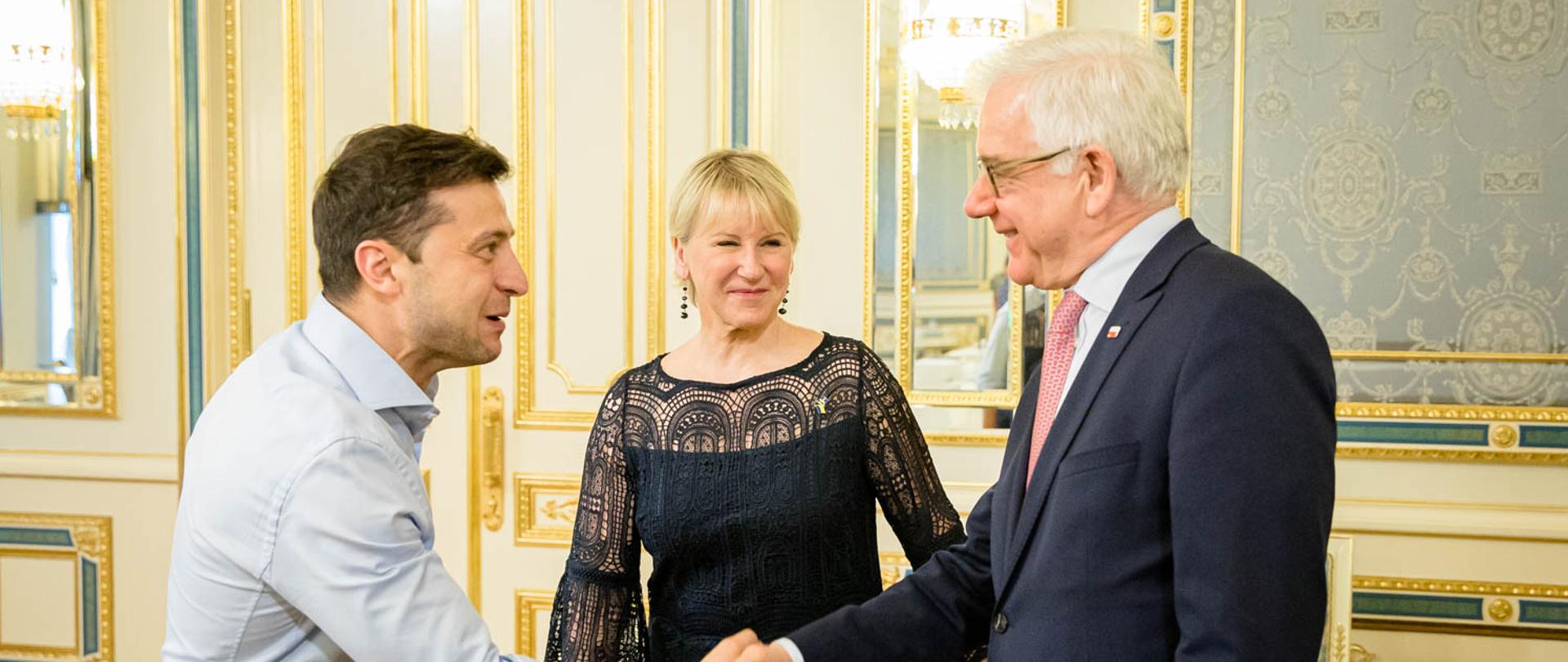 Ministrowie Czaputowicz i Wallström z dwudniową wizytą w Kijowie