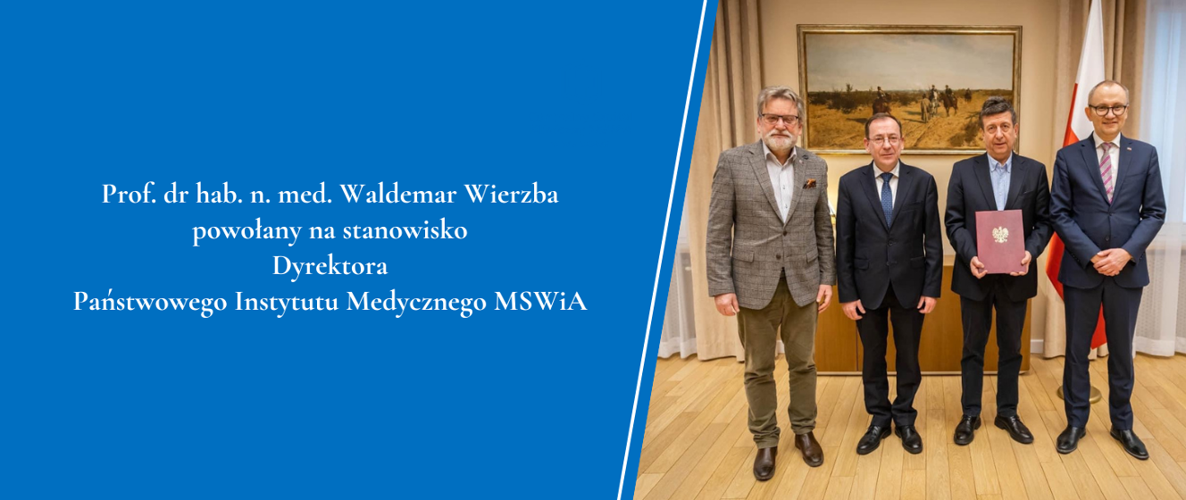 Prof Dr Hab N Med Waldemar Wierzba Powo Any Na Stanowisko Dyrektora