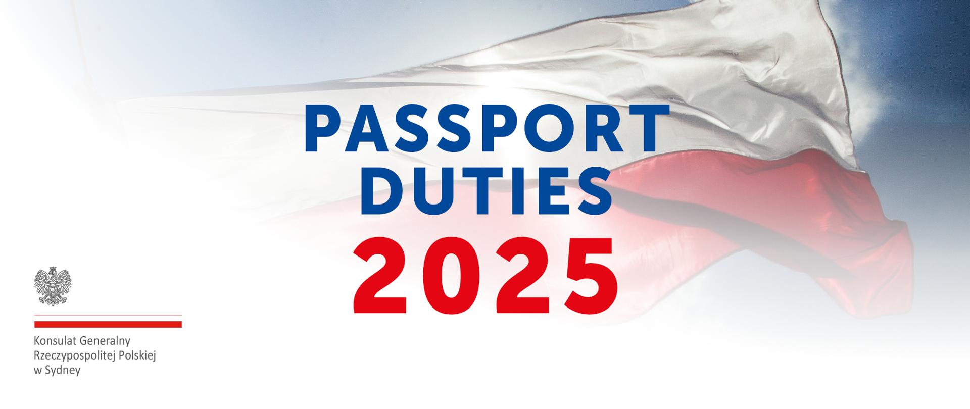 passport duties 2025