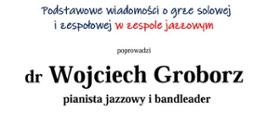 Afisz warsztatów jazzowych