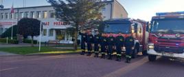 Hołd ku pamięci zmarłego strażaka z Komendy Miejskiej Państwowej Straży Pożarnych w Grudziądzu