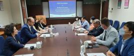 Minister Marcin Przydacz visits Singapore - a roundtable discussion with analysts, academics, and members of political science institutes, organised by the S. Rajaratnam School of International Studies (RSIS) at the Nanyang Technological University.
