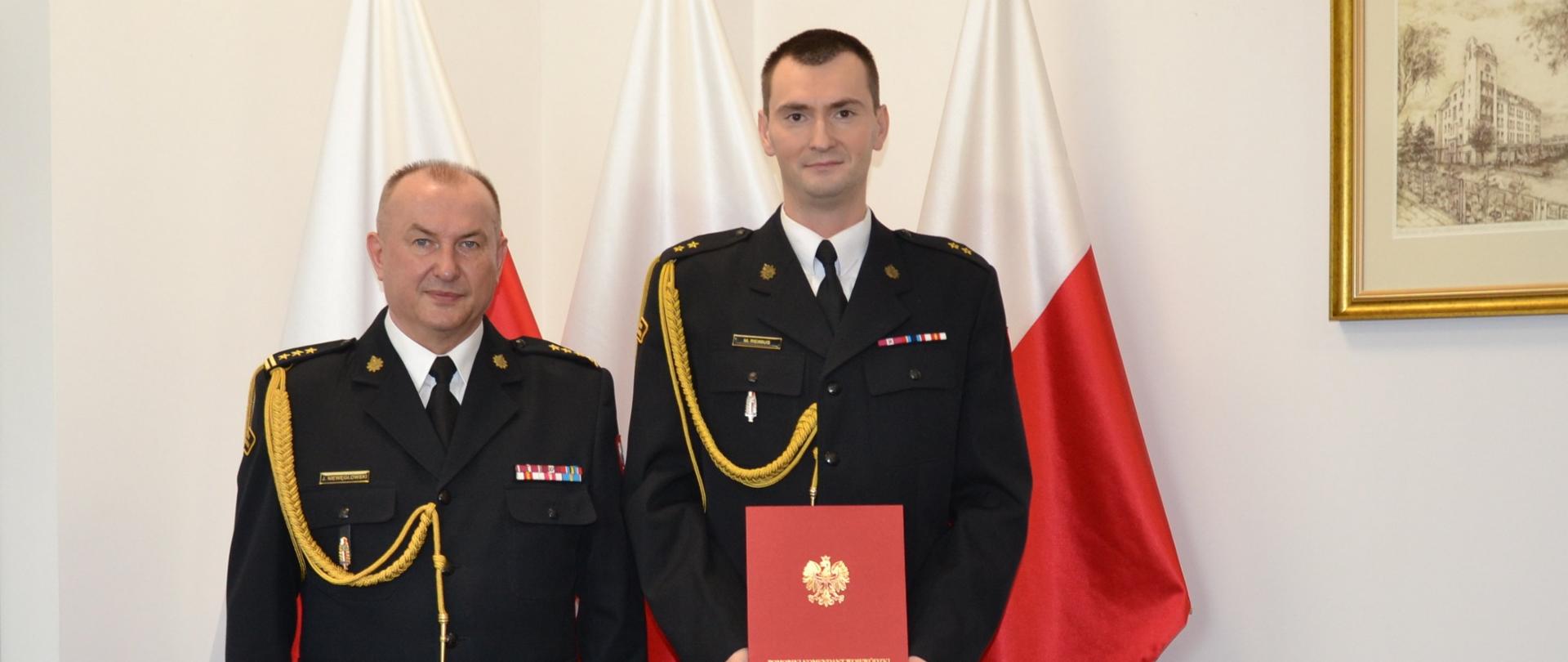 Powołanie na stanowisko komendanta powiatowego PSP w Nowym Dworze Gdańskim mł. kpt. Mariusza Reimus