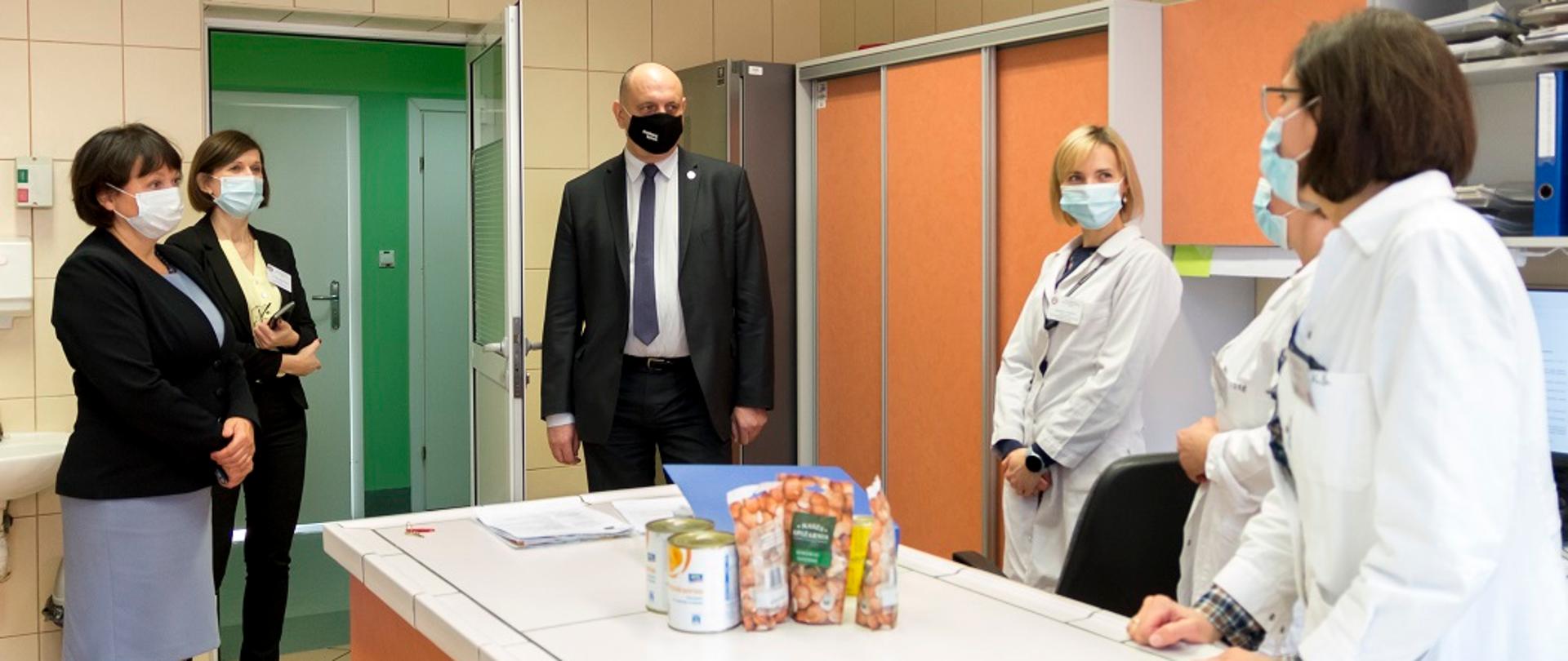 Wizyta Głównego Inspektora Sanitarnego w Wojewódzkiej Stacji Sanitarno-Epidemiologicznej w Opolu
