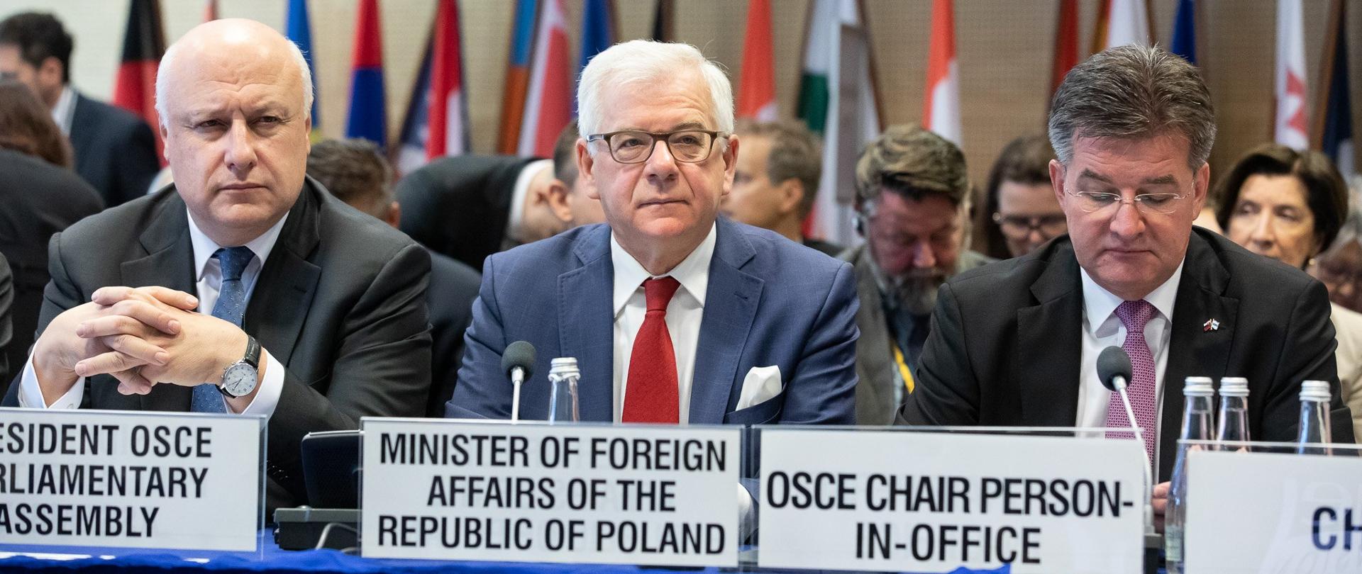 FM Czaputowicz at the OSCE Human Dimension Implementation Meeting in Warsaw