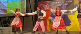 Together for Ukraine – Razem dla Ukrainy - w Singapurze - polski taniec ludowy w wykonaniu Silent Stars Singapore