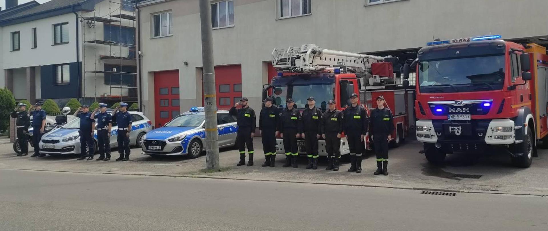 Mazowieccy strażacy oddali hołd ś.p. sierż. Mateuszowi Sitkowi