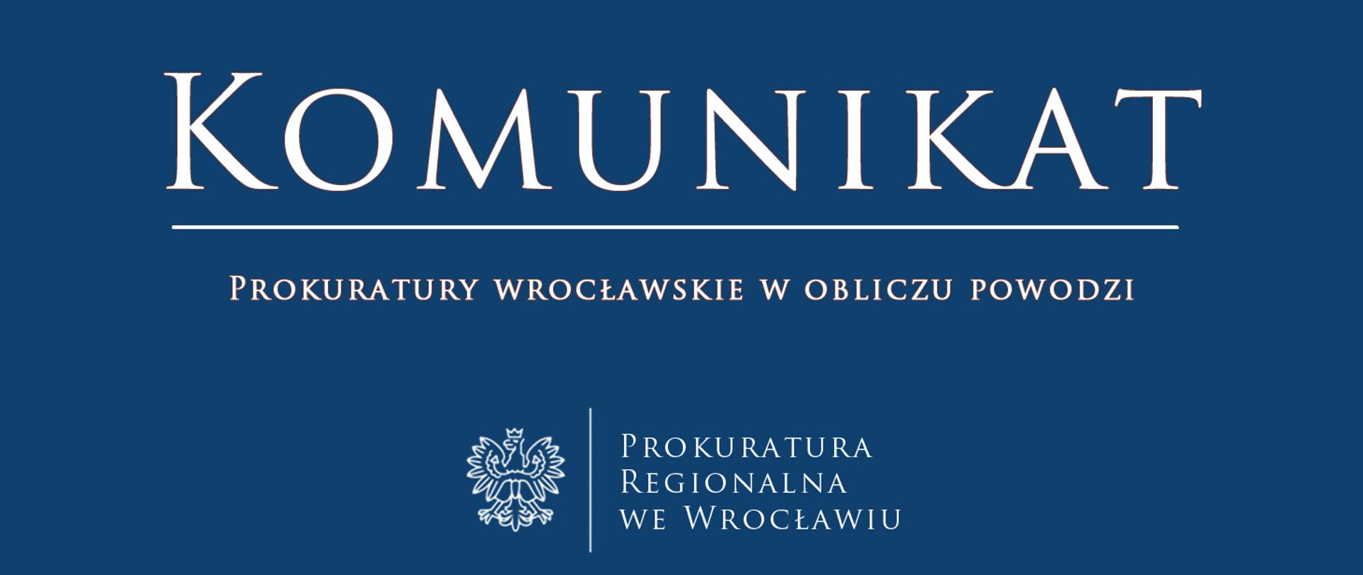 Prokuratury wrocławskie w obliczu powodzi