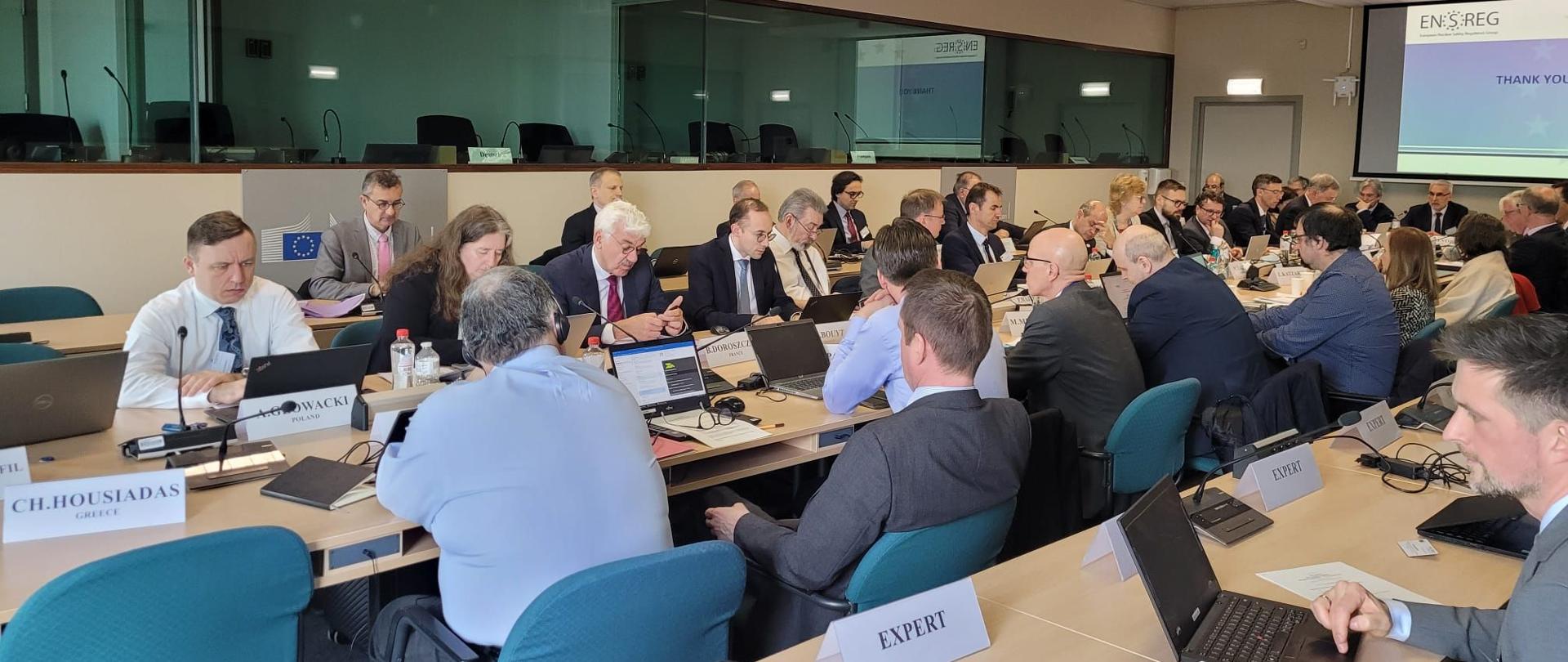 President of the National Atomic Energy Agency, Andrzej Głowacki during the plenary meeting of the European Nuclear Safety Regulatory Group (ENSREG)
