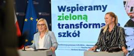 Na wspólnej konferencji ministra klimatu i środowiska Paulina Hennig-Kloska i ministra edukacji Barbara Nowacka poinformowały o uruchomieniu programu priorytetowego „Wymiana źródeł ciepła i poprawa efektywności energetycznej szkół”. 