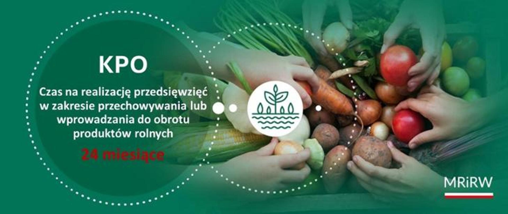 KPO w zakresie przechowywania lub wprowadzania produktów rolnych