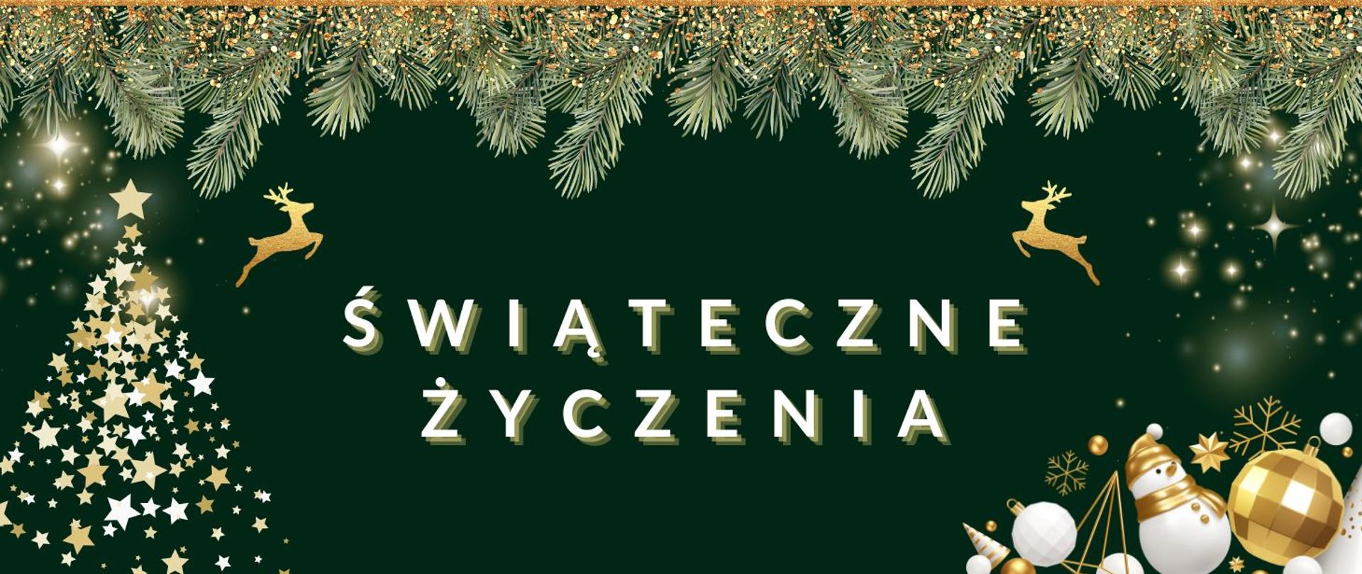 Życzenia świąteczne - grafika przygotowana do publikacji w dniu 23 grudnia 2024 r.