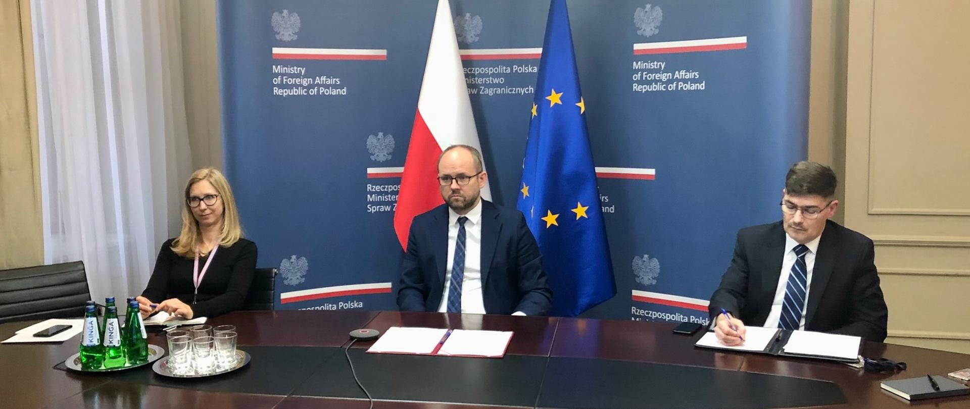 Wiceminister Marcin Przydacz uczestniczył w nadzwyczajnej Stałej Radzie OBWE