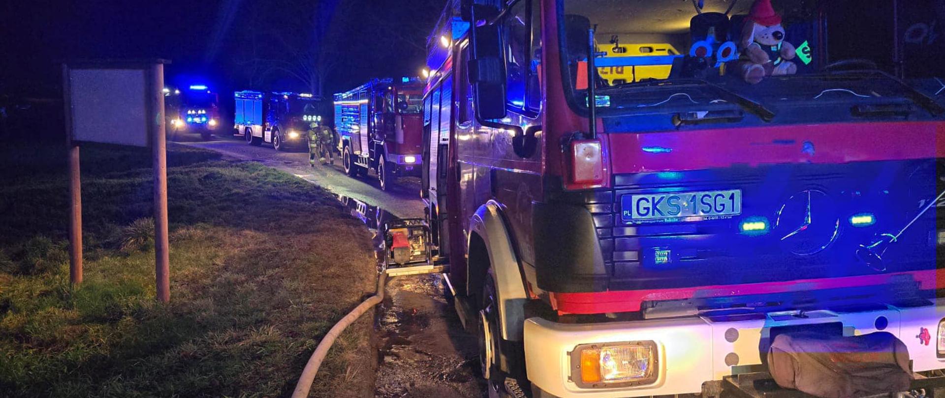 Pożar budynku mieszkalnego w Przytarni