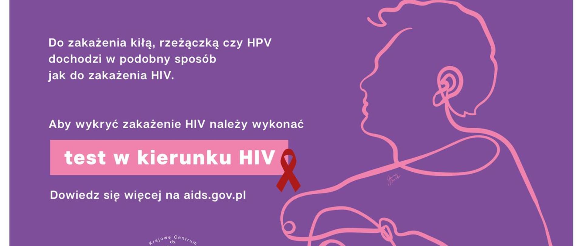 Plakat dot. HIV