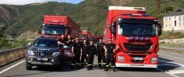 W dniu 29 maja br. w godzinach popołudniowych strażacki konwój z pomocą humanitarną dotarł do Albanii. 