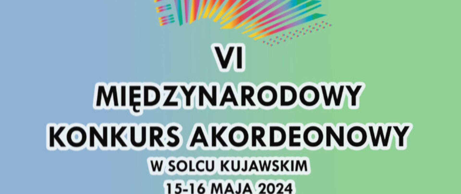 baner: na błękitnoszmaragdowym tle nazwa konkursu