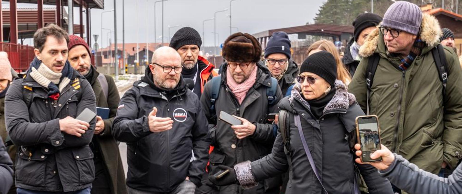 Dziennikarze z całej Europy zapoznali się z zabezpieczeniem granicy polsko-białoruskiej