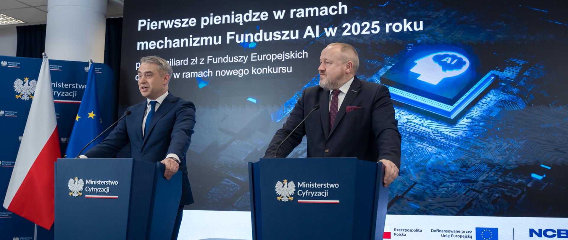 Pierwsze pieniądze w ramach mechanizmu Funduszu AI w 2025 roku