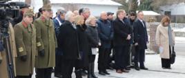 Odsłonięcie pomnika rotmistrza Witolda Pileckiego w Balatonboglár (25 stycznia 2022) 