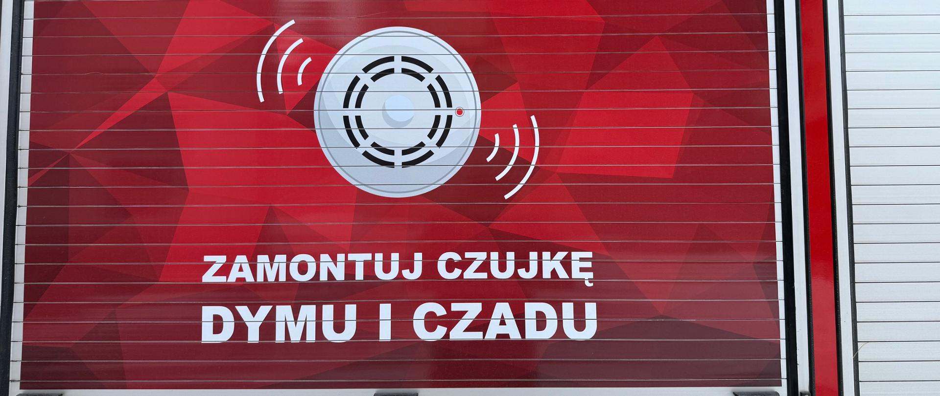 Zamontuj czujkę dymu i czadu