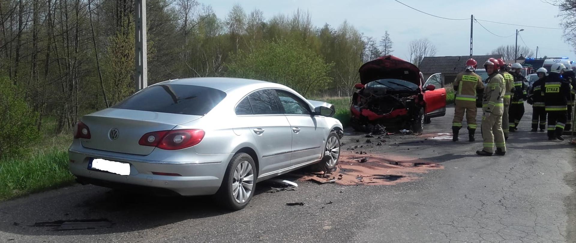 Wypadek drogowy w miejscowości Bejsce