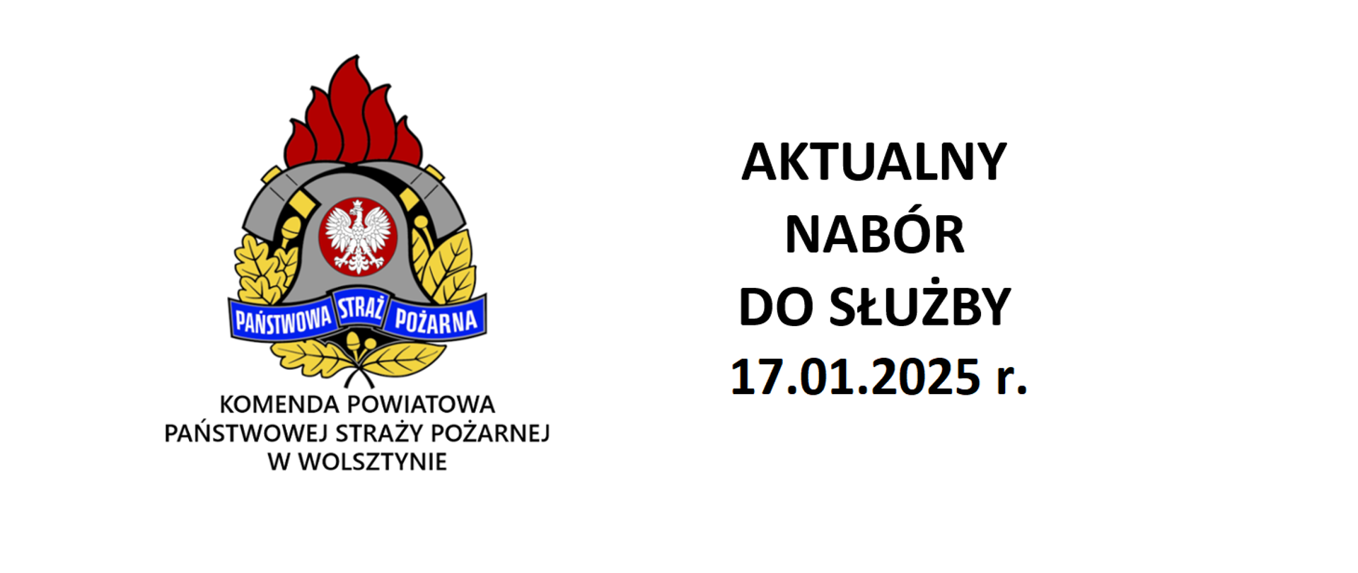 Nabór do służby Starszy Ratownik