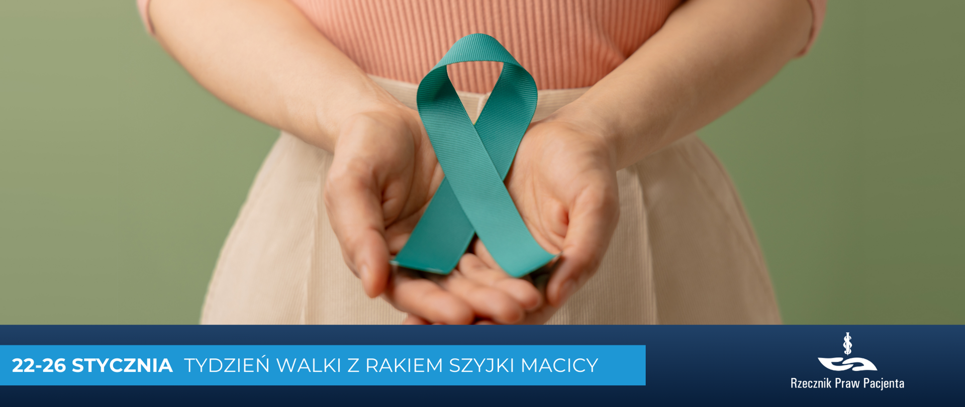 Zdjęcie przedstawia grafikę na temat tygodnia walki z rakiem szyjki macicy