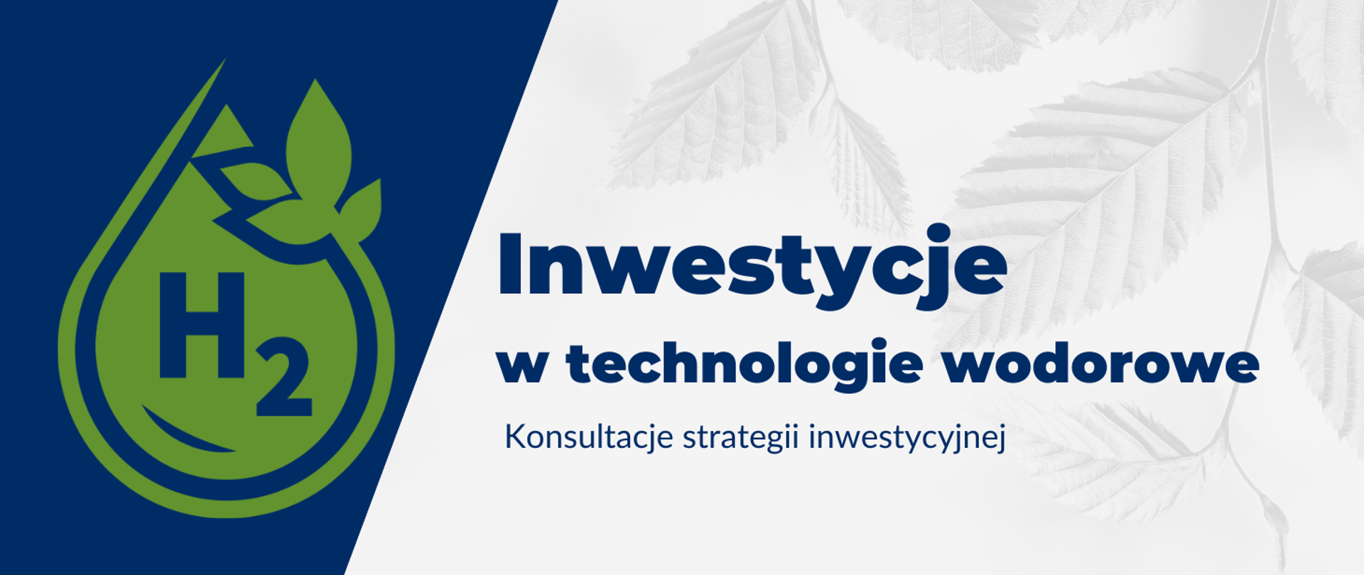 Inwestycje w technologie wodorowe - konsultacje strategii inwestycyjnej