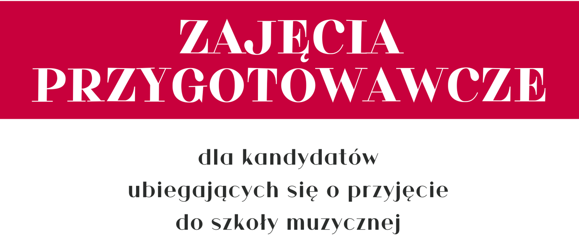 Biało-zielony plakat zajęć przygotowawczych - 15 i 22 maja 2025 z elementami graficznymi dzieci grających na instrumentach