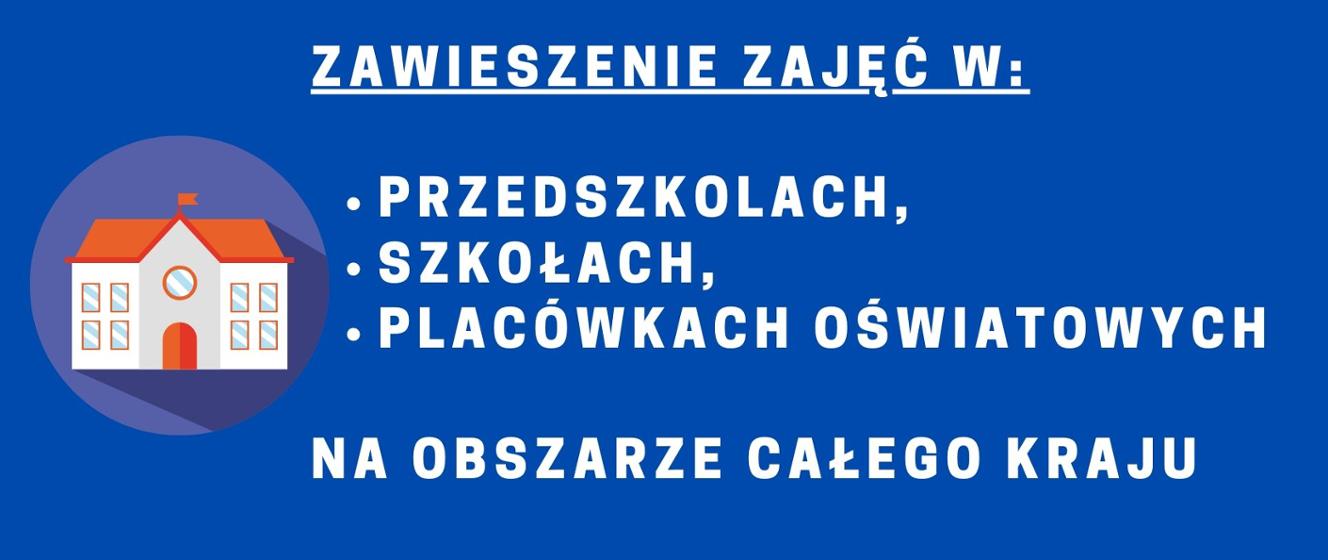 Zawieszenie Zajęć Dydaktyczno-wychowawczych W Przedszkolach, Szkołach I ...