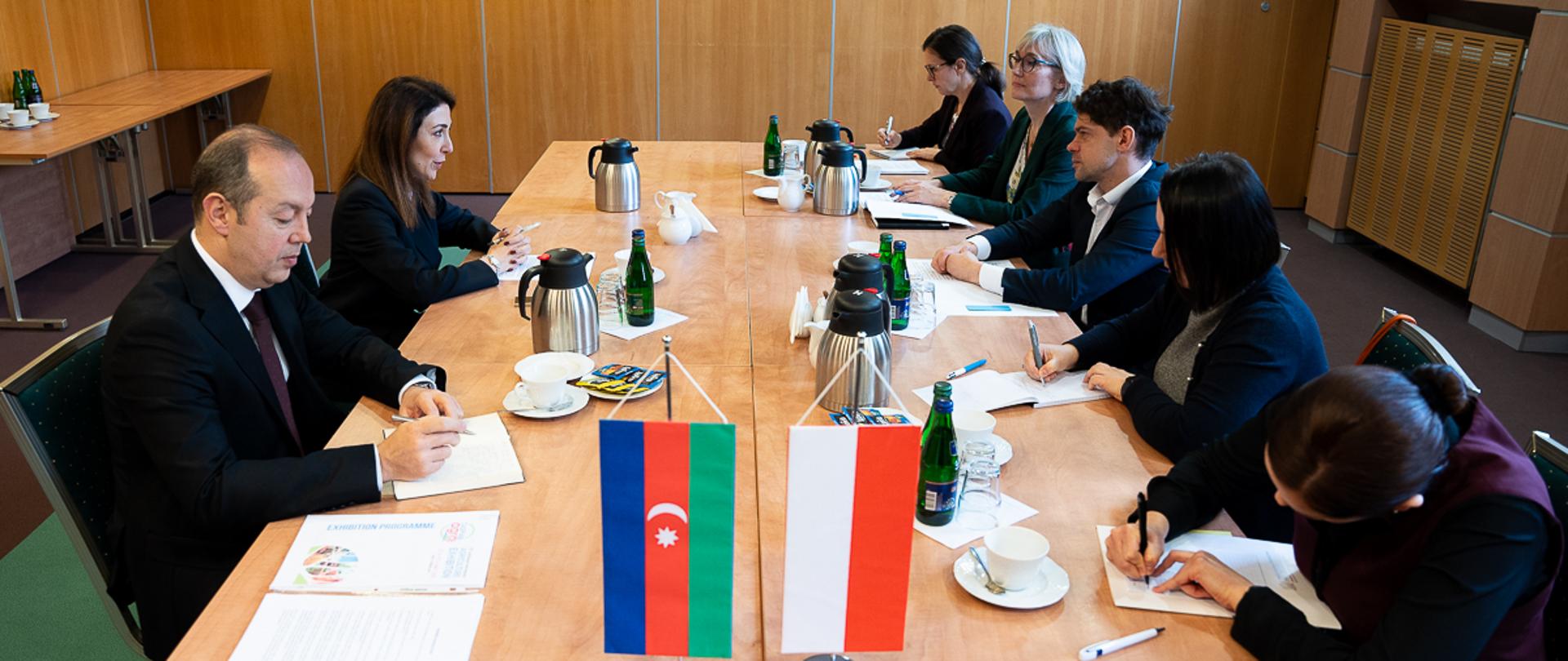 Polish-Azerbaijani talks at the Ministry of Agriculture and Rural Development (Photo: Ministry of Agriculture and Rural Development)