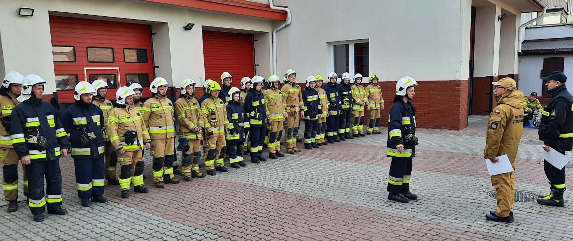 Szkolenie podstawowe strażaka ratownika OSP - zajęcia praktyczne