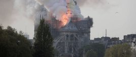 Pożar Katedry Notre Dame, fot.PAP