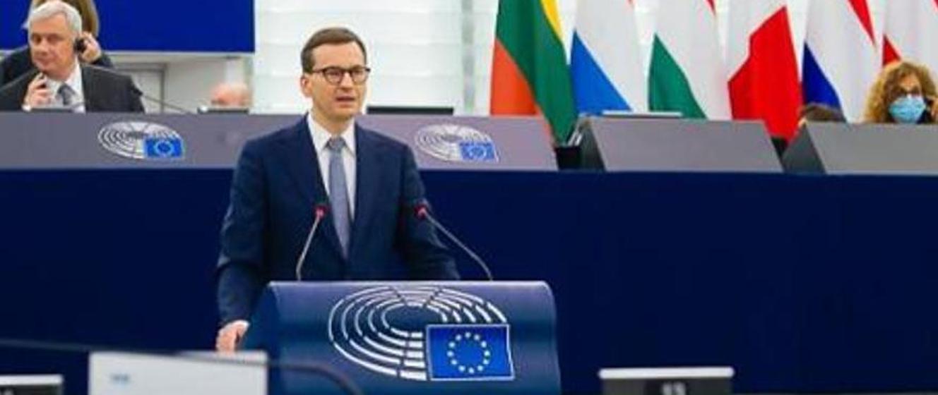 Wystąpienie Premiera Mateusza Morawieckiego w Parlamencie Europejskim