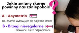 Jakie zmiany skórne powinny nas zaniepokoić ?
Lekarz patrzy na ramie pacjenta przyglądając, się pieprzykowi przez urządzenie powiększające. 